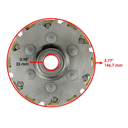Wet Clutch Carrier Shoes Replacement for Honda TRX520FE Foreman 500 (2020–2024)
