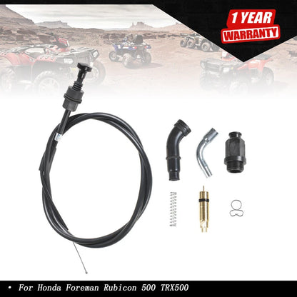 Choke Cable & Valve Plunger Rebuild Kit for Honda Foreman Rubicon 500 (2001–2020)