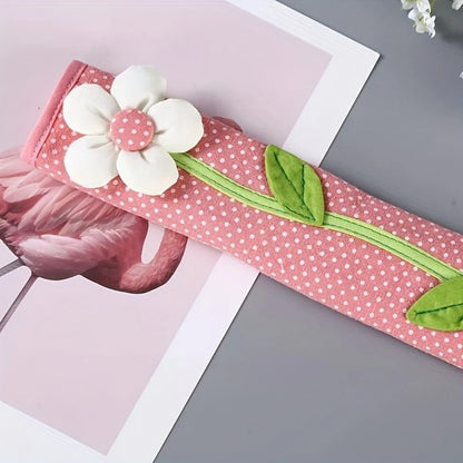 2Pcs Fabric Refrigerator Handle Covers for Oven Door and Cabinet Handles