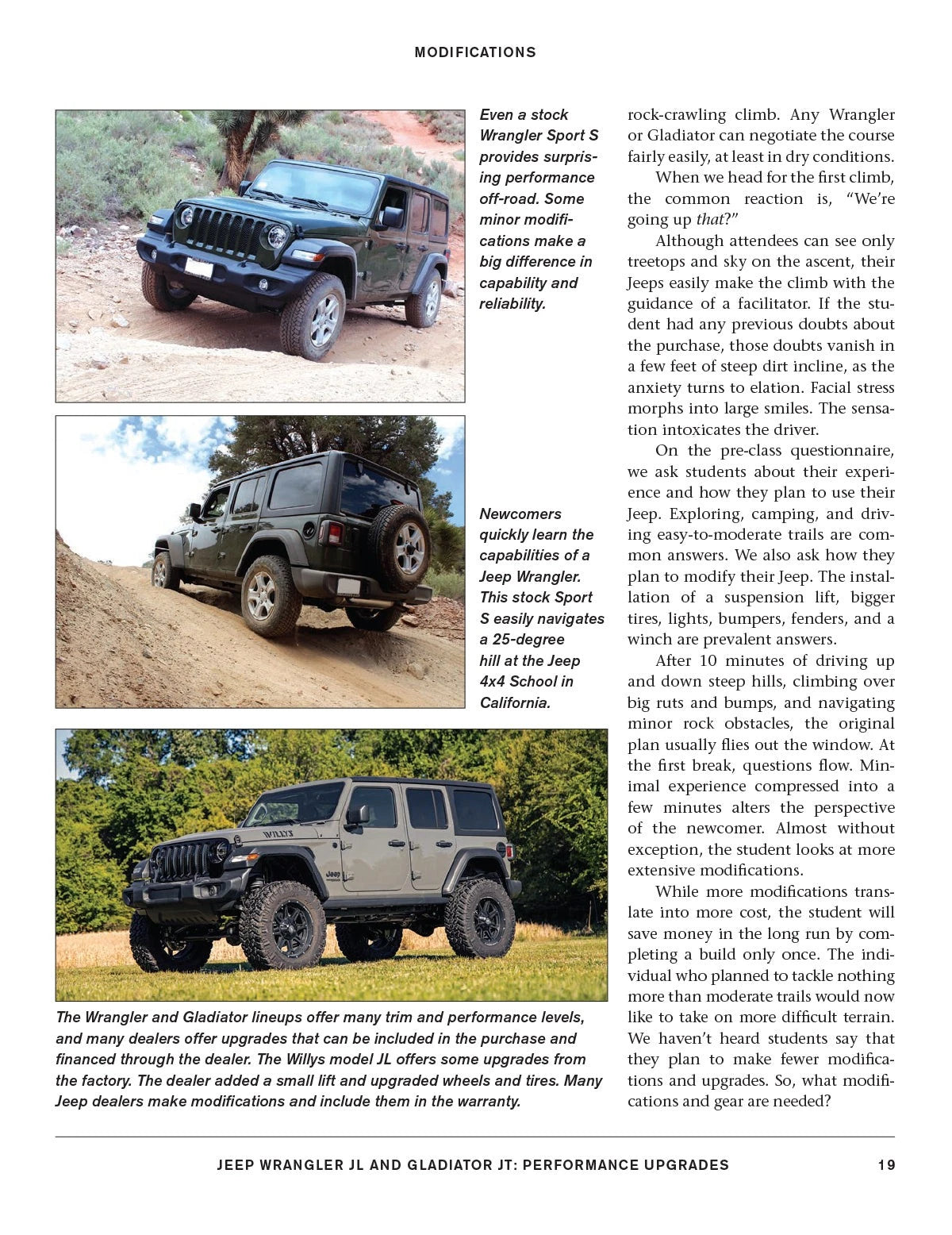 Performance Modifications Manual for Jeep Wrangler JL & Gladiator JT (2018–2023)