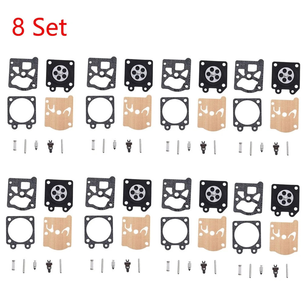 Set of 8 Carburetor Diaphragm Kit for Stihl 024 026 MS240 MS260 (WALBRO K11-WAT)