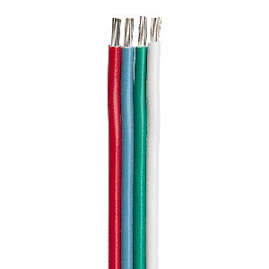 Flat Ribbon Bonded RGB Cable 16/4 AWG for Ancor (100')