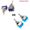 10pcs SPDT 3-Pin ON-ON Toggle Switch for Mini (MTS-102)