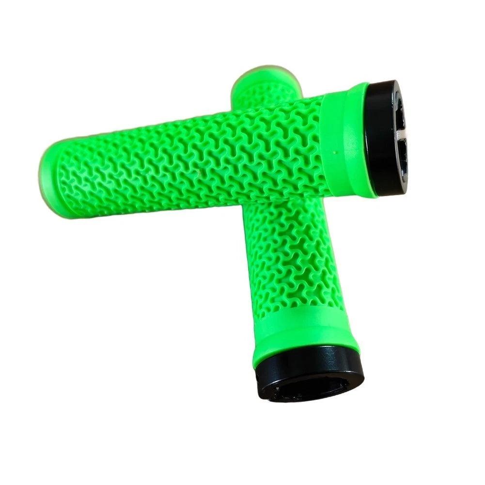 Non-Slip Bicycle Handle Grips with Aluminum Lock Ring