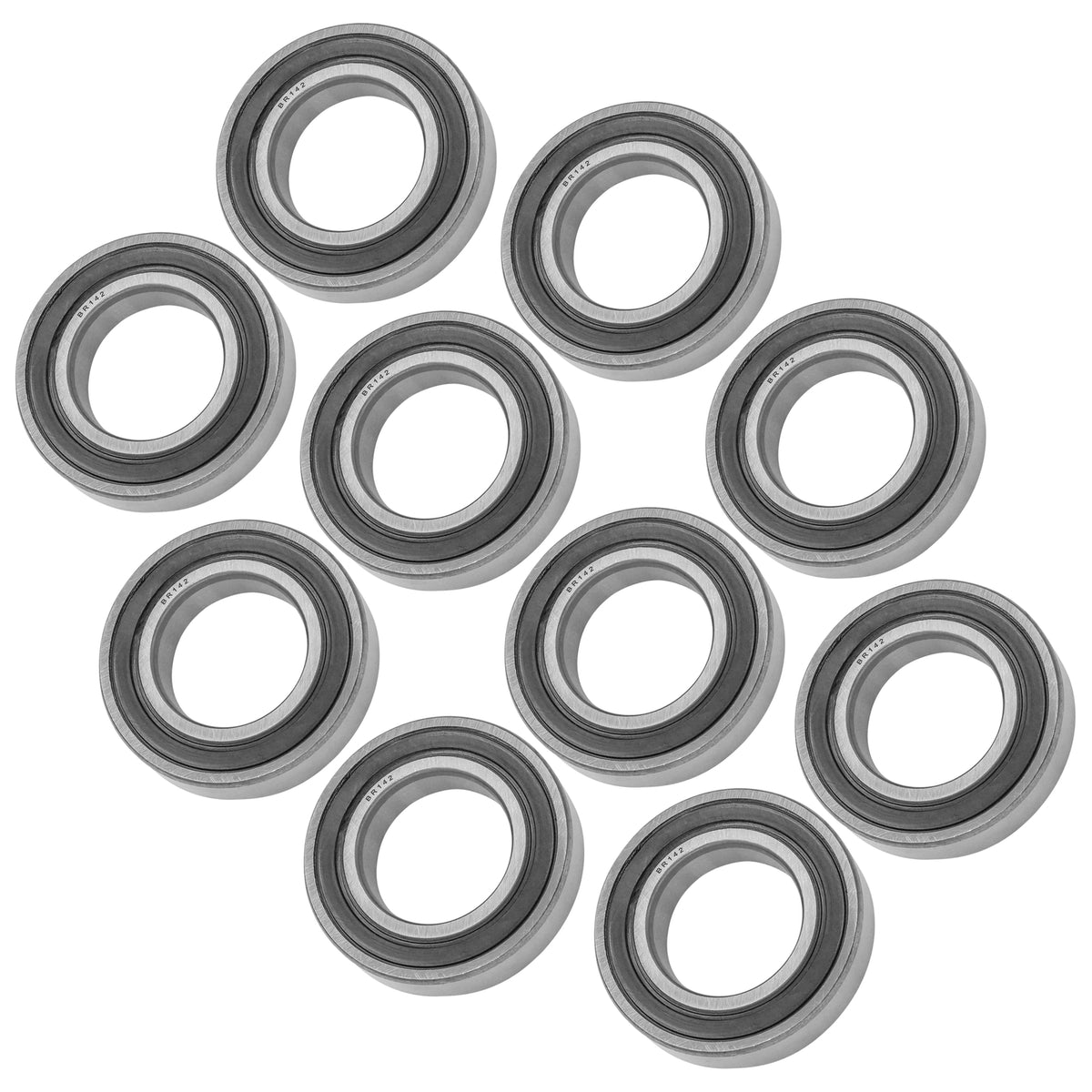 Single Row Ball Bearing Rubber Sealed Replacement for Various 33x58x13