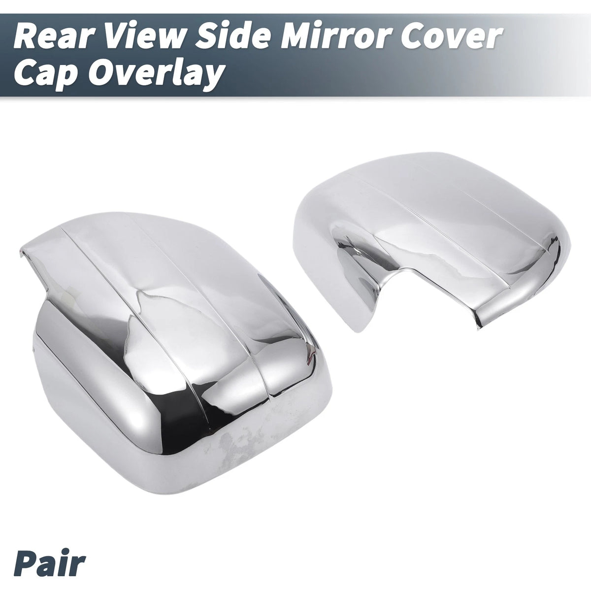 Rearview Mirror Cap Overlay Chrome Plated for Lexus and Toyota Land Cruiser (2008–2021)