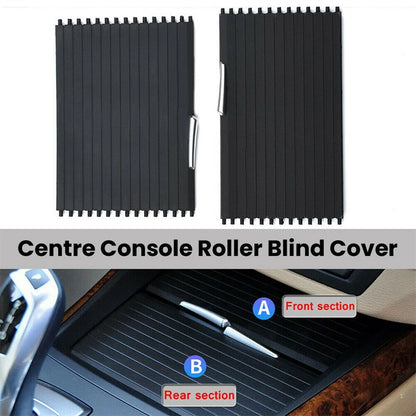 2Pcs Center Console Storage Lid Roller Cover for BMW X5 X6 (2007–2014)