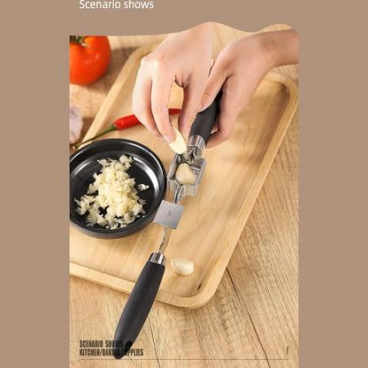 Manual Garlic Press for Ergonomic Use (18.5 x 5 cm)