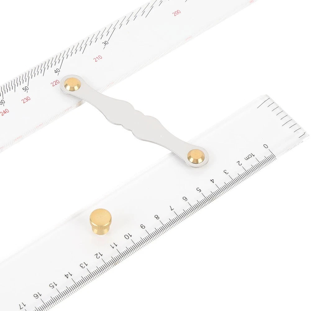 Acrylic Parallel Ruler for Offshore Navigation and Chart Plotting