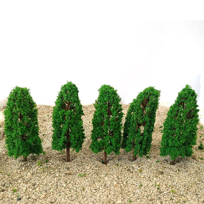 20Pcs 10cm Miniature Model trees Train Railroad Layout Diorama Landscape Scale