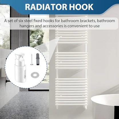 Adjustable Wall Mount Towel Warmer Bracket for Straight & Curved Heaters