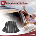 6 Pc Car Door Pillar Window Trim Replacement for Honda CR V (2012–2016)