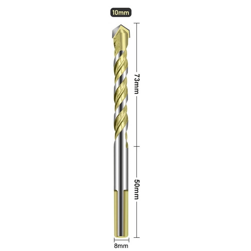 Set of 5 Carbide Tip Drill Bits 5/6/8/10/12mm 90-120mm