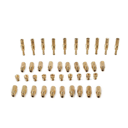 30Pcs Carburetor Main Jet & 10Pcs Pilot Jet Kit for PWM PWK Carb