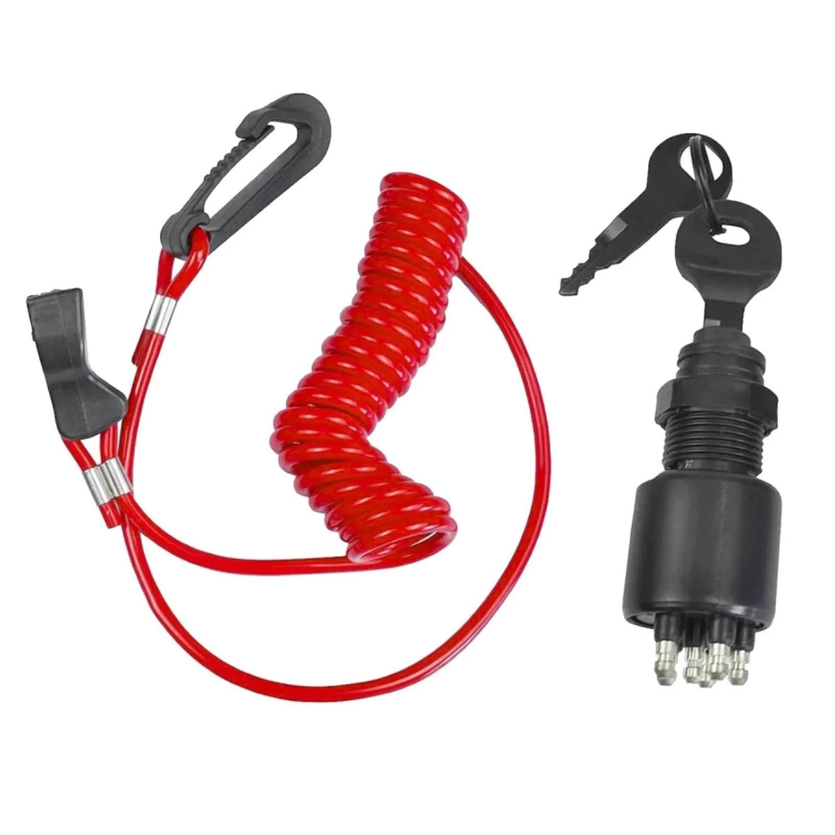 Ignition Switch with Safety Lanyard Keys for BRP Boat (5005801)