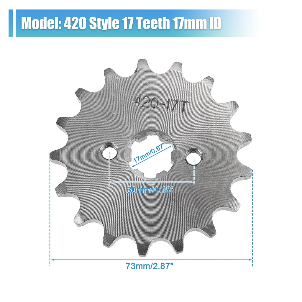 Front Engine Sprocket Set Replacement for Dirt Pit Bike ATV (2002–2023)