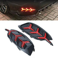 2X Rear Bumper Reflector LED Tail Lights for Honda Civic (2016–2020)