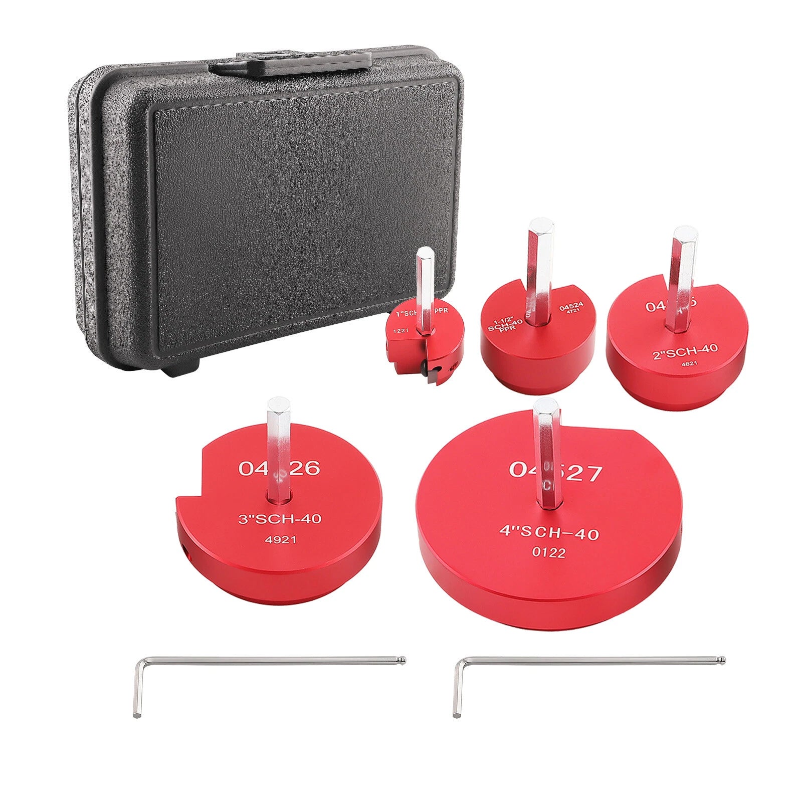 5pcs PVC Pipe Reamer Kit for 1/2" Drills