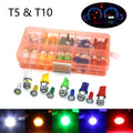 40Pcs 12V T5 T10 LED Bulb for Universal Car Instrument Panel (Universal)