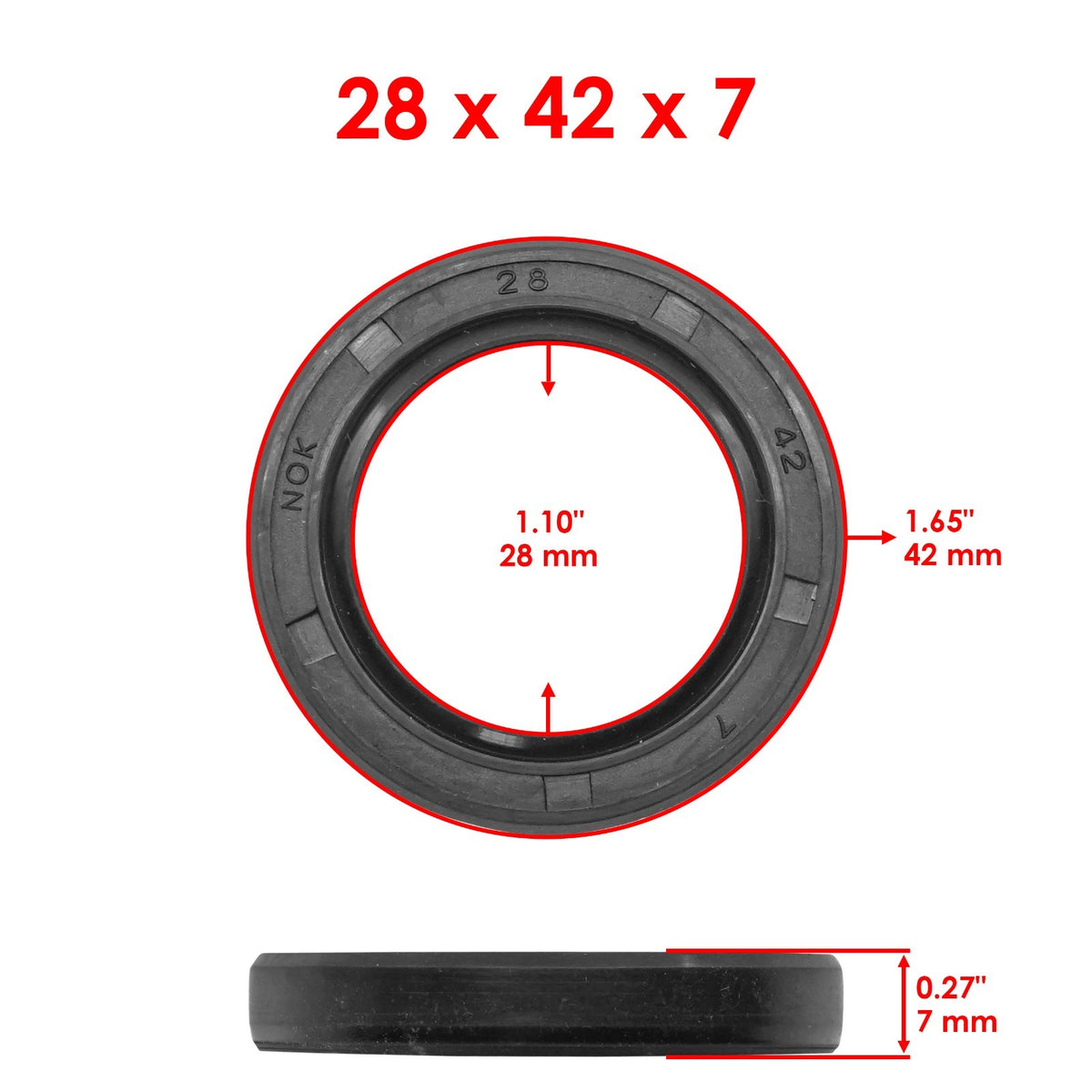 Rear Wheel Ball Bearing Seal Kit for Suzuki DR-Z400 (2000–2017)