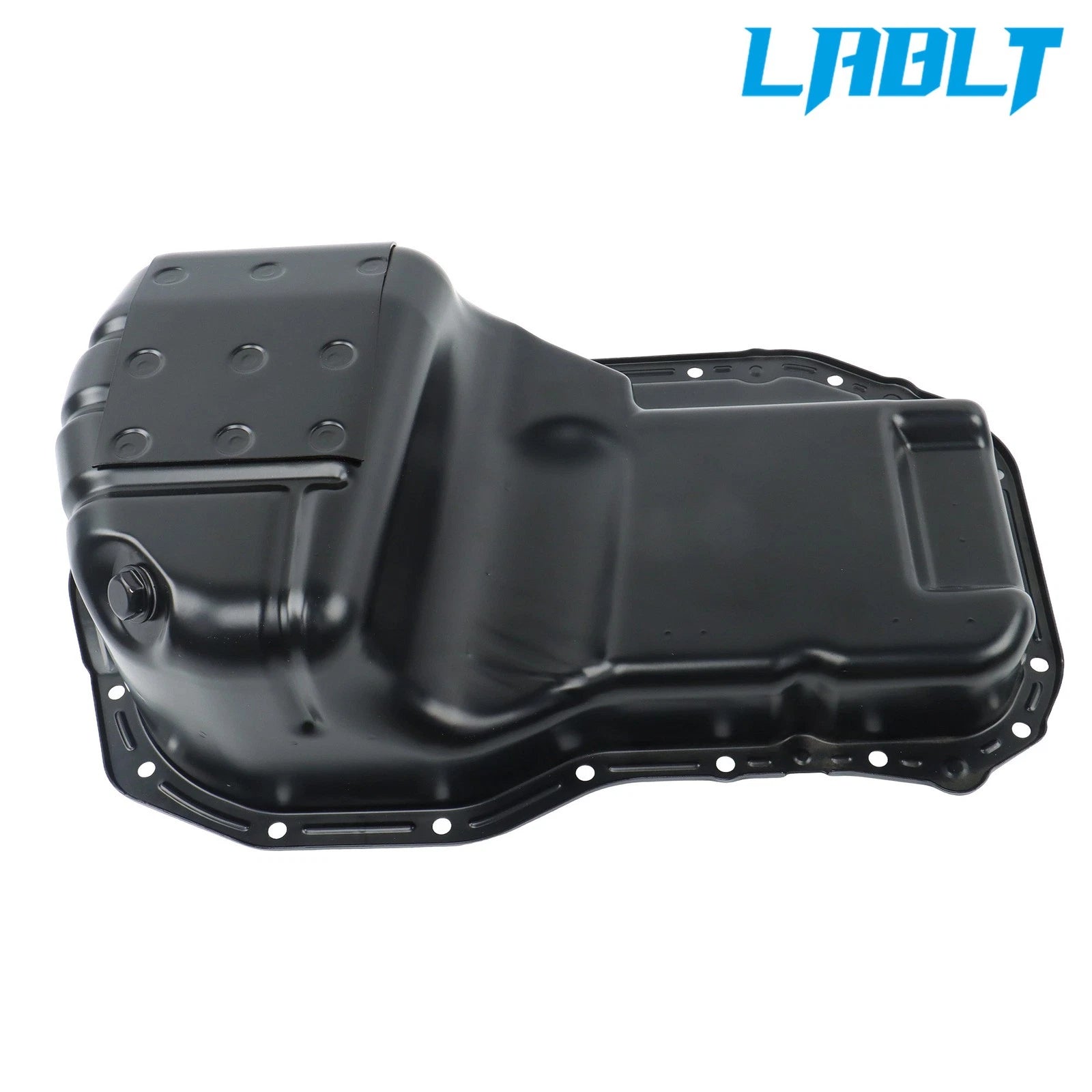 Black Engine Oil Pan with Drain Plug for Mitsubishi Lancer (2004–2006)