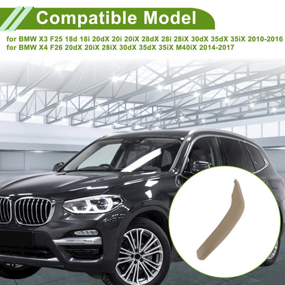 Door Handle Pull Trim Cover Replacement for BMW X3 F25 (2010–2016) Beige