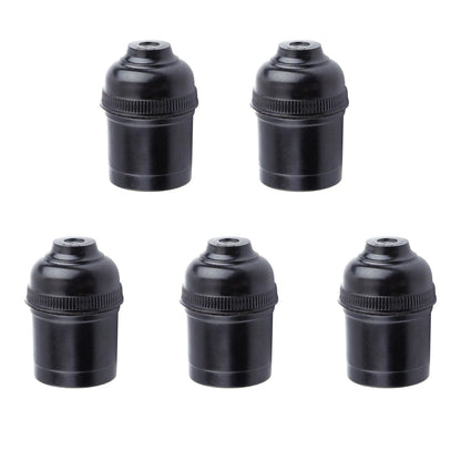 Set of 5 E27 Light Bulb Lamp Holders for Edison Screw Cap Socket