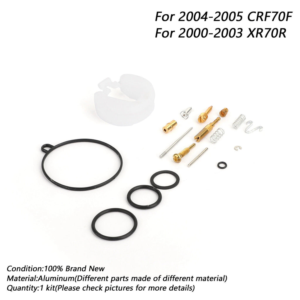 Carburetor Rebuild Kit for Honda XR70R (2000–2003), CRF70F (2004–2005) T9