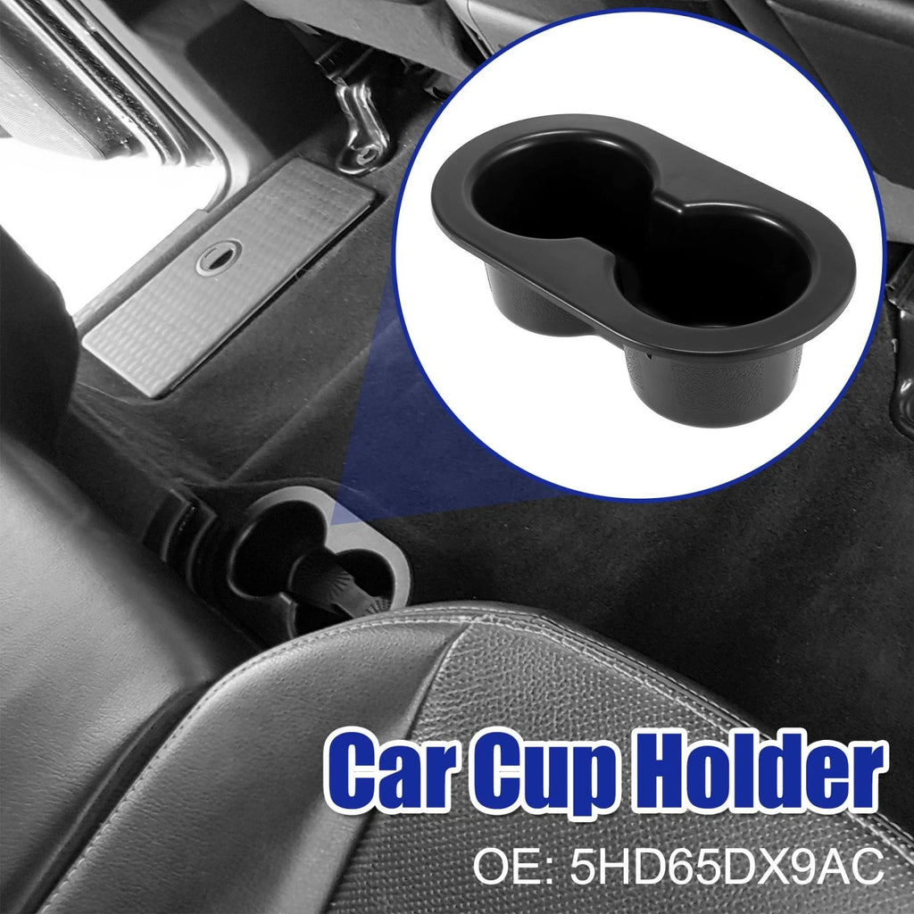 Rear Seat Cup Holder Dual Drink Replacement for Dodge Ram 1500 2500 (2002–2020)