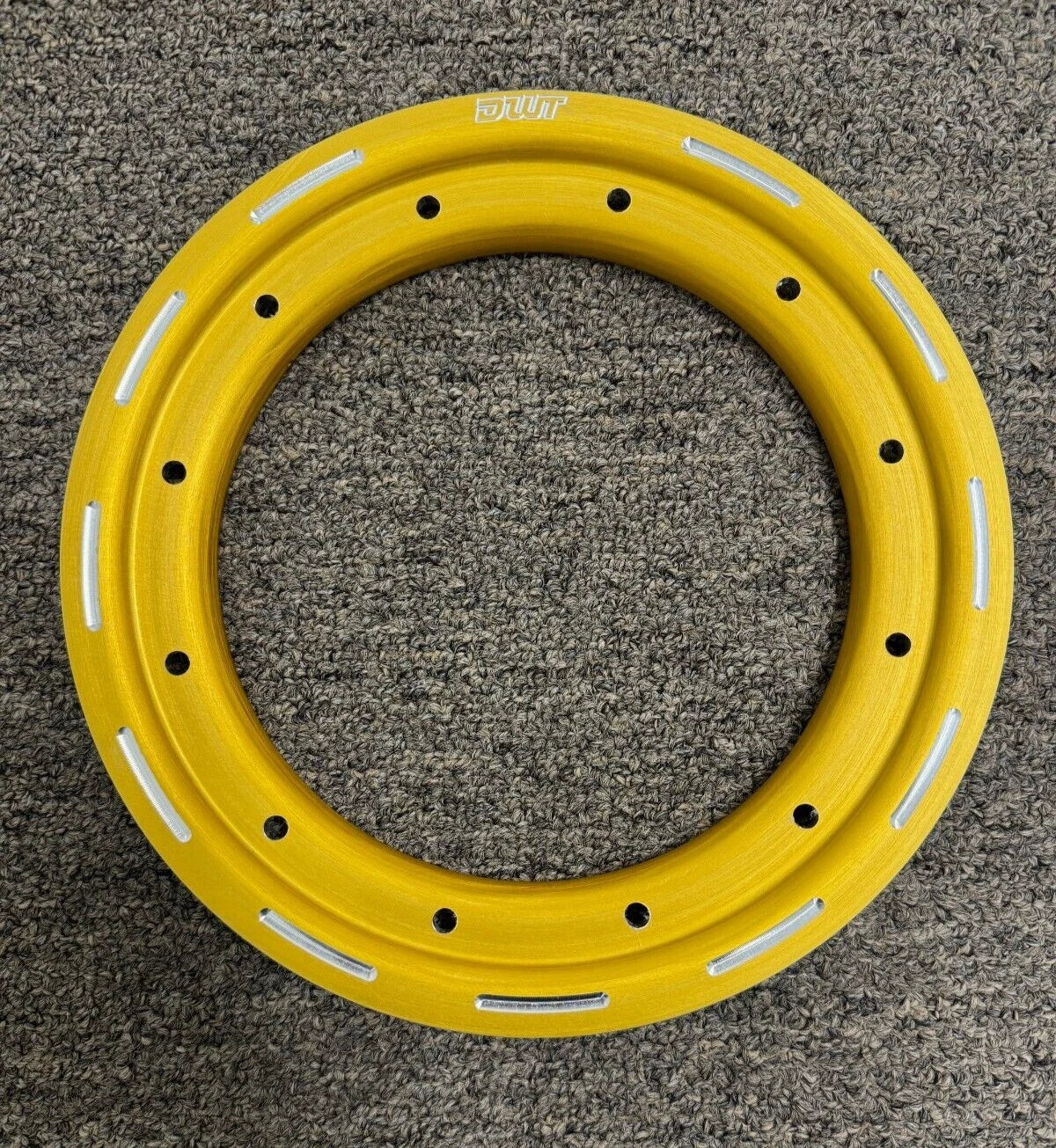 DWT 10" Gold Anodized Alumilte Rok'N Lock Beadlock Ring for UTV (2010–2023)