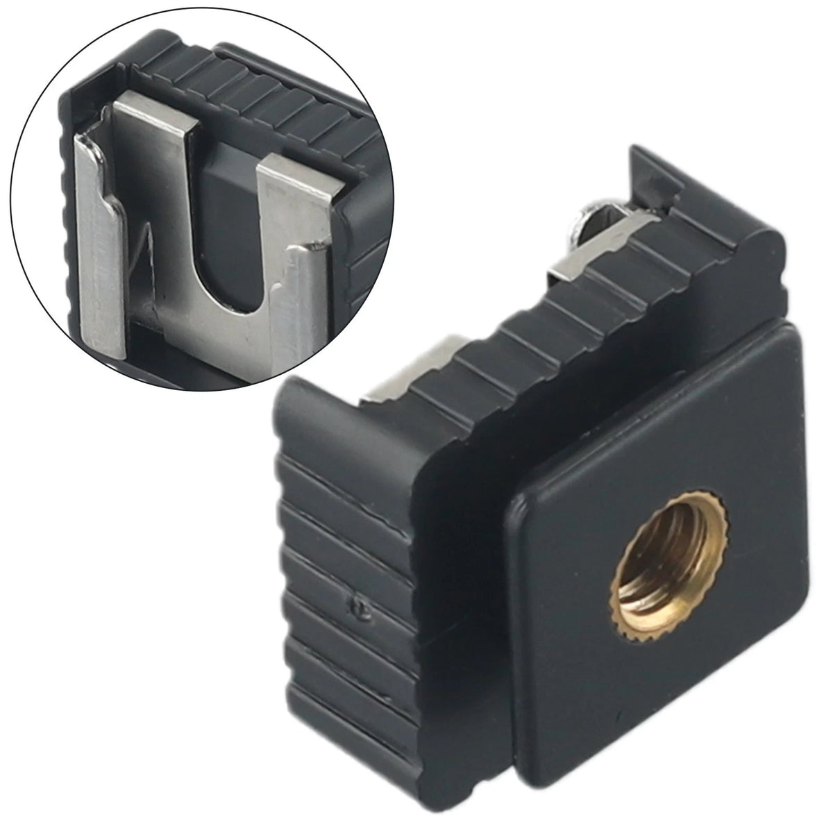 Flash Hot Shoe Mount Adapter for Studio Light Stand Tripod