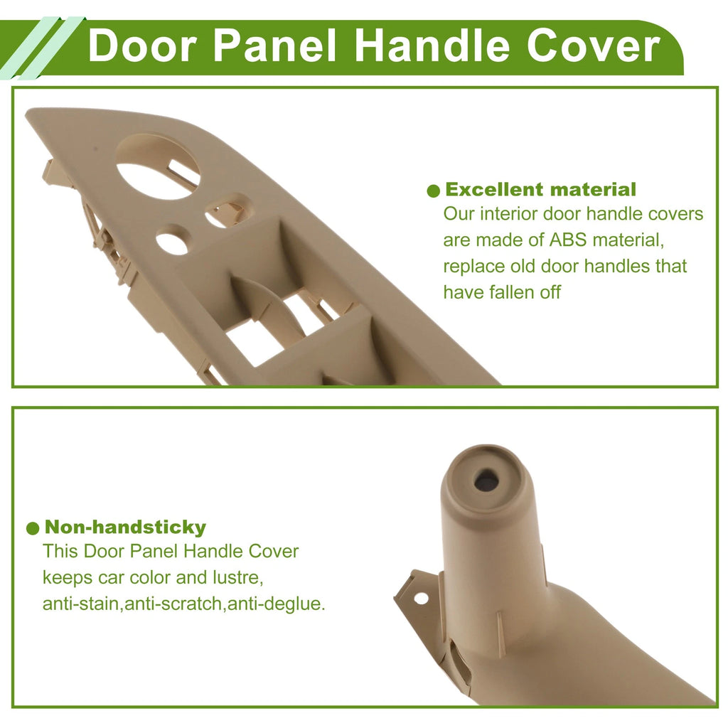 Door Panel Handle Pull Trim Cover for BMW X5 E70 (2007–2013) Beige