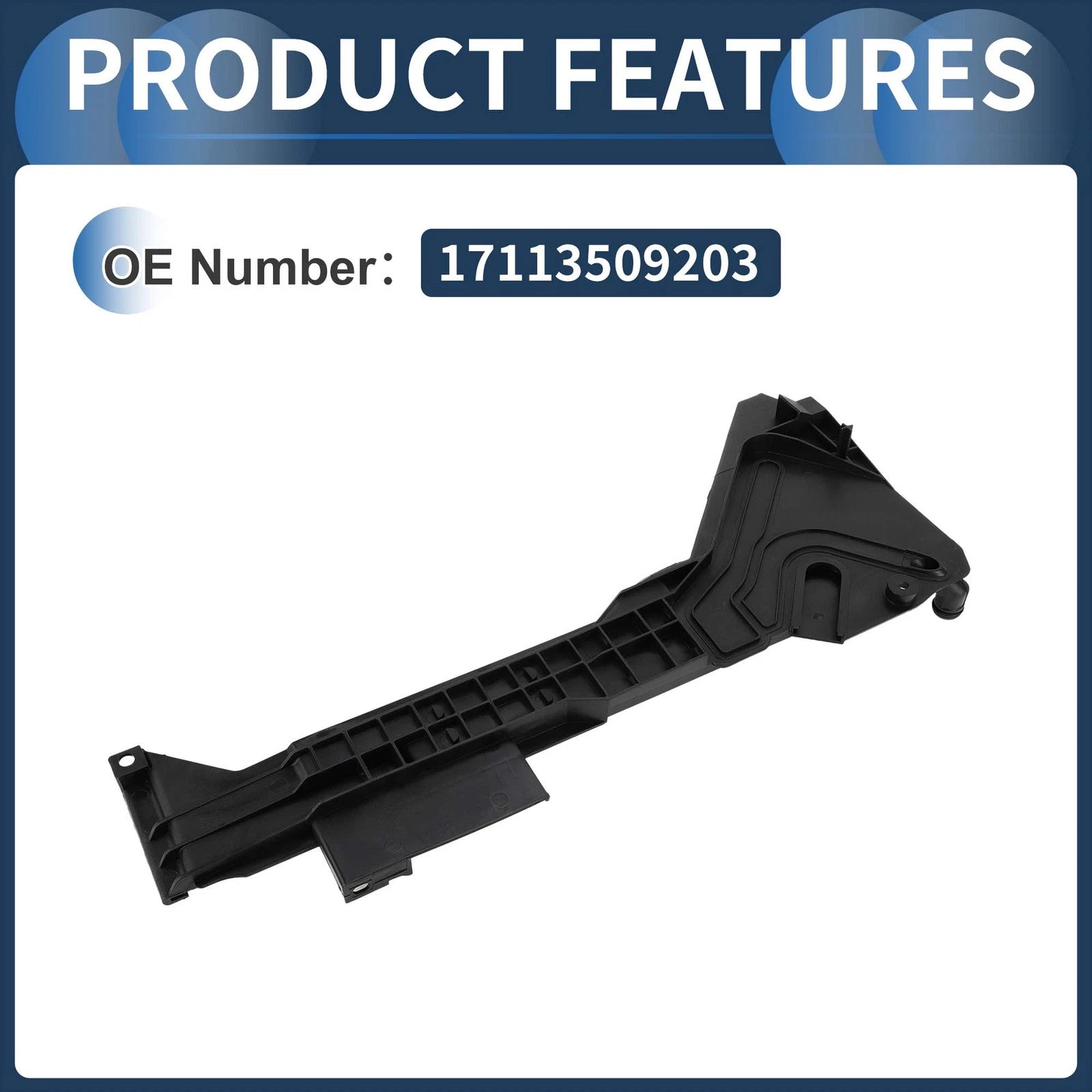 Radiator Coolant Tank Mounting Plate Replacement for BMW X3 E83 (2004–2009)