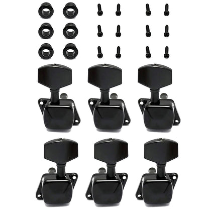 3L3R Half Closed Tuners for Les Paul LP SG ES Guitar (Fit Black)