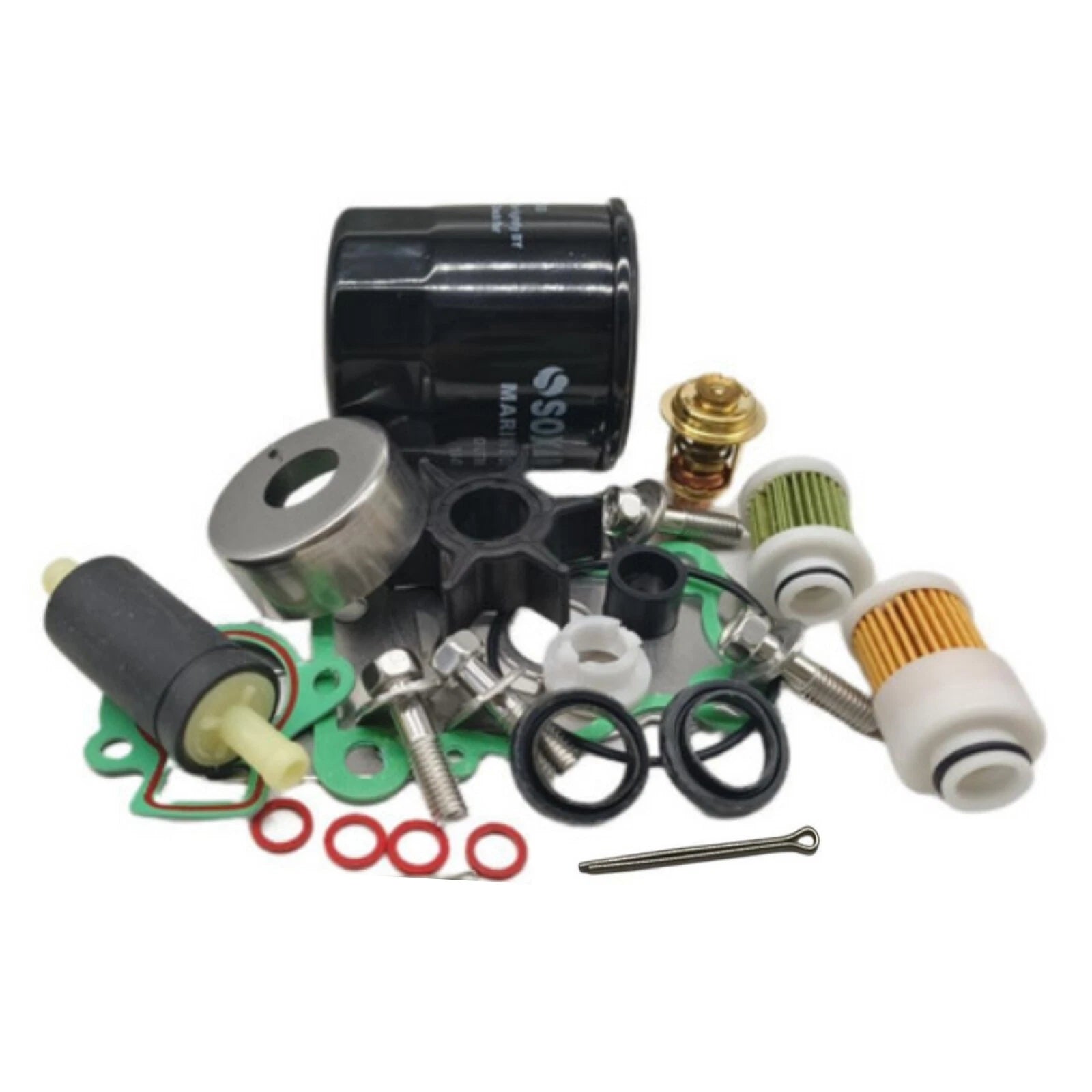 Yamaha Outboard Maintenance Service Kit for 50HP 60HP (63D-W0078-01 66M-12411-01)