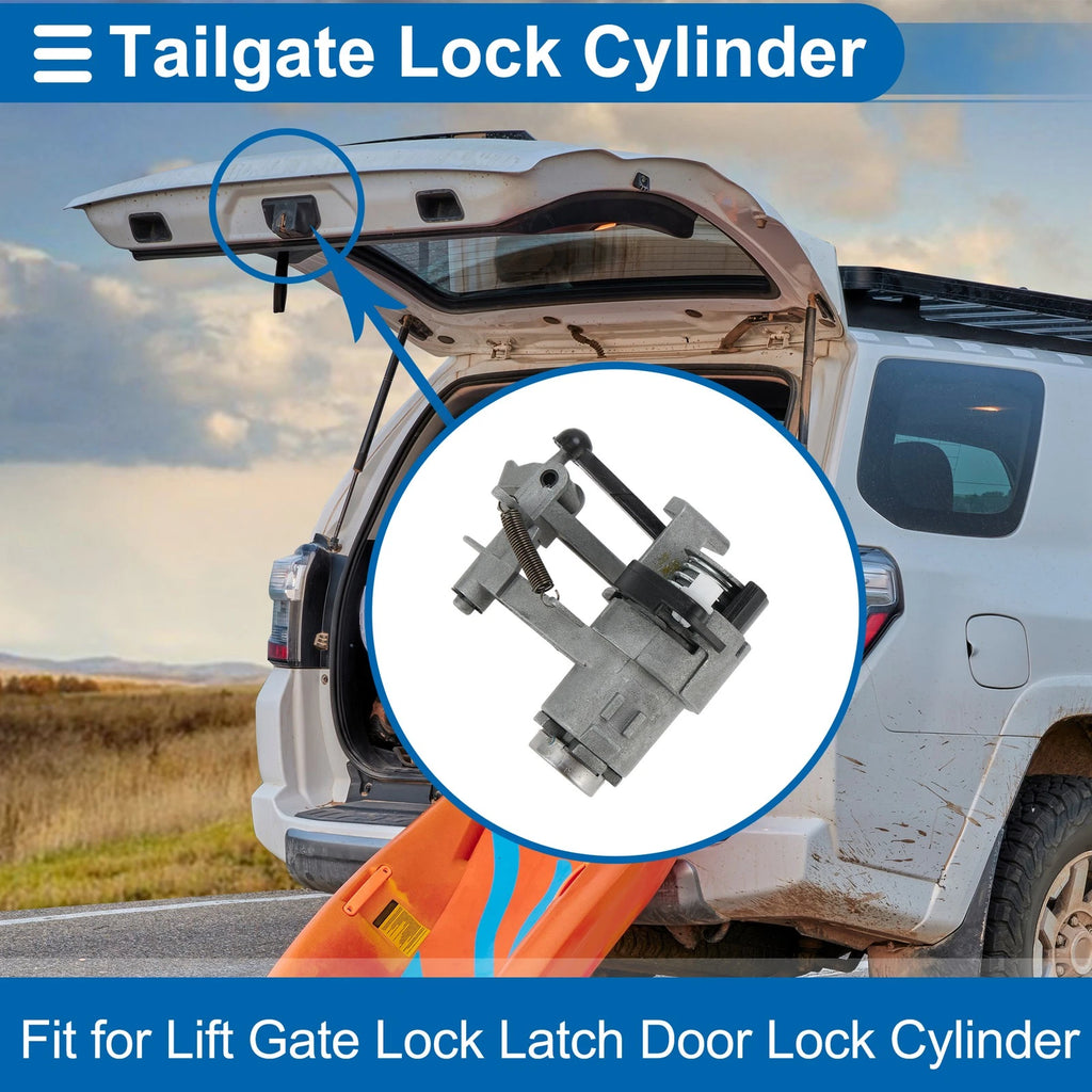 Trunk Lock Cylinder and Tailgate Lock Cylinder with Keys for Volkswagen Golf (1 Set)