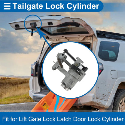 Trunk Lock Cylinder and Tailgate Lock Cylinder with Keys for Volkswagen Golf (1 Set)