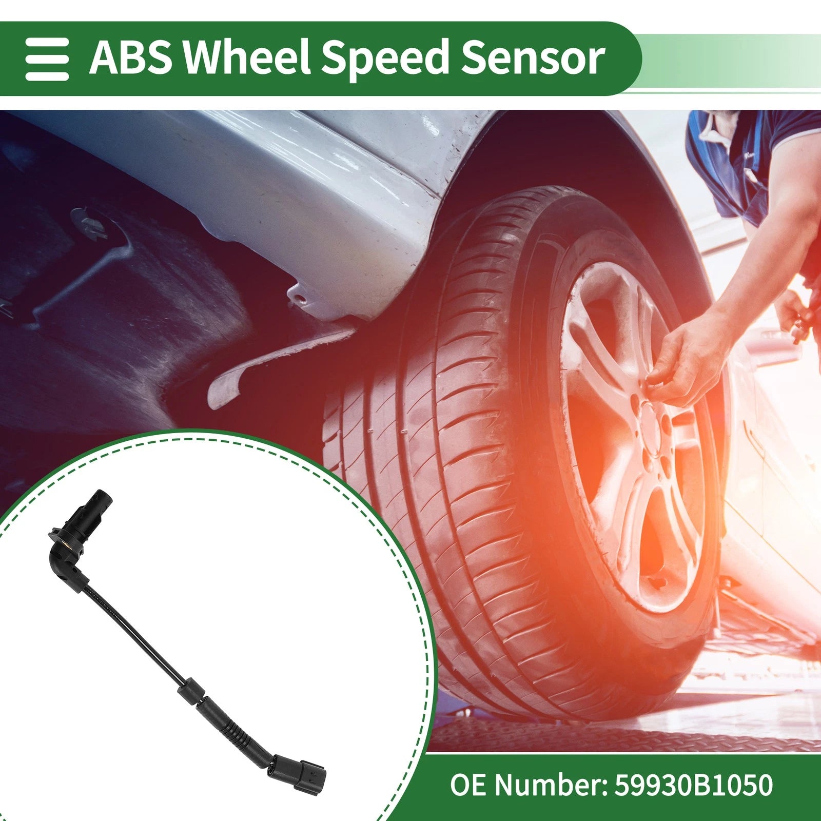 ABS Wheel Speed Sensor Front Left for Hyundai Genesis 2014–2016