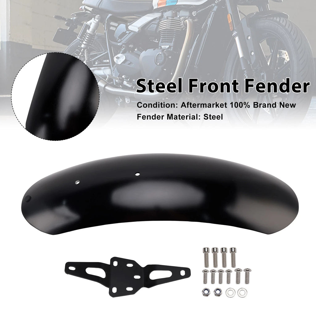 Steel Front Fender Mudguard for Street Scrambler 900, Speed Twin 900 (2017–2023)