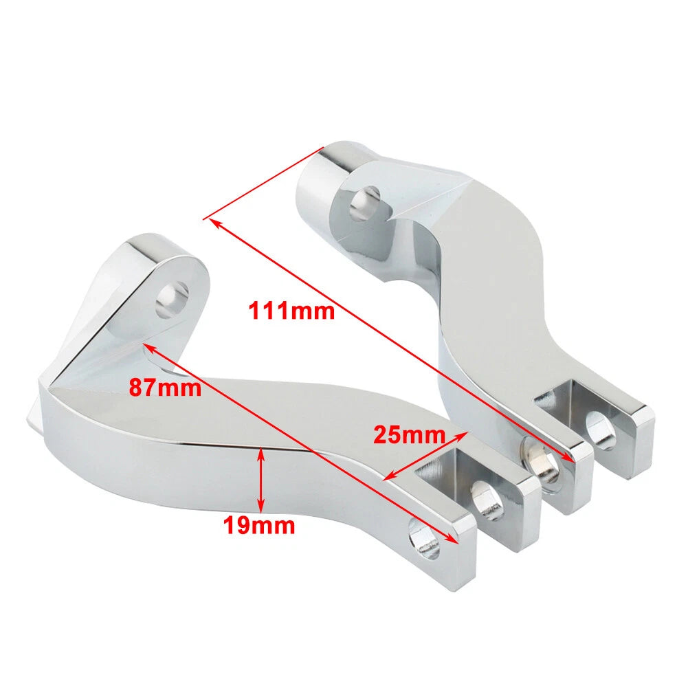 Passenger Rear Foot Peg Mount Bracket for Harley Davidson Touring (1993–2023)