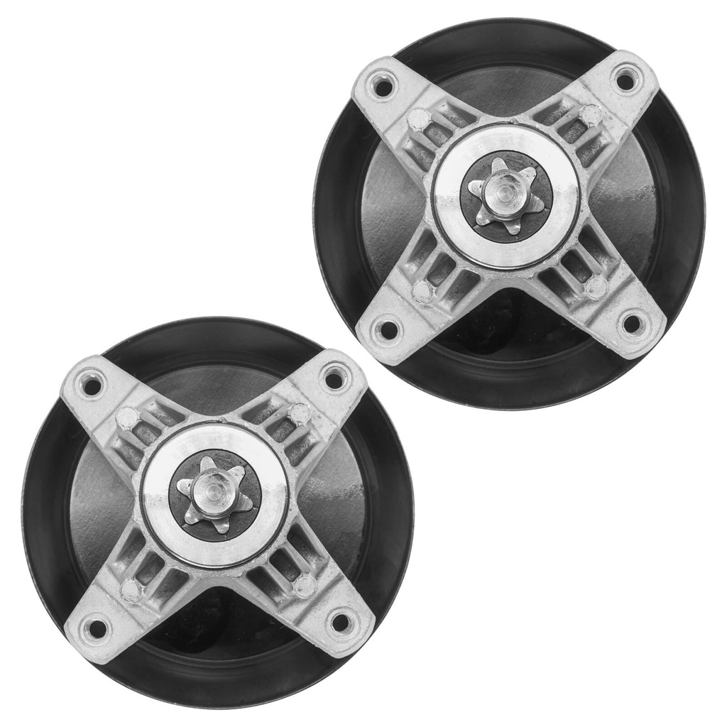 Spindle Assembly with Pulley Bolt Replacement for MTD ZT-S46 (2015–2020)