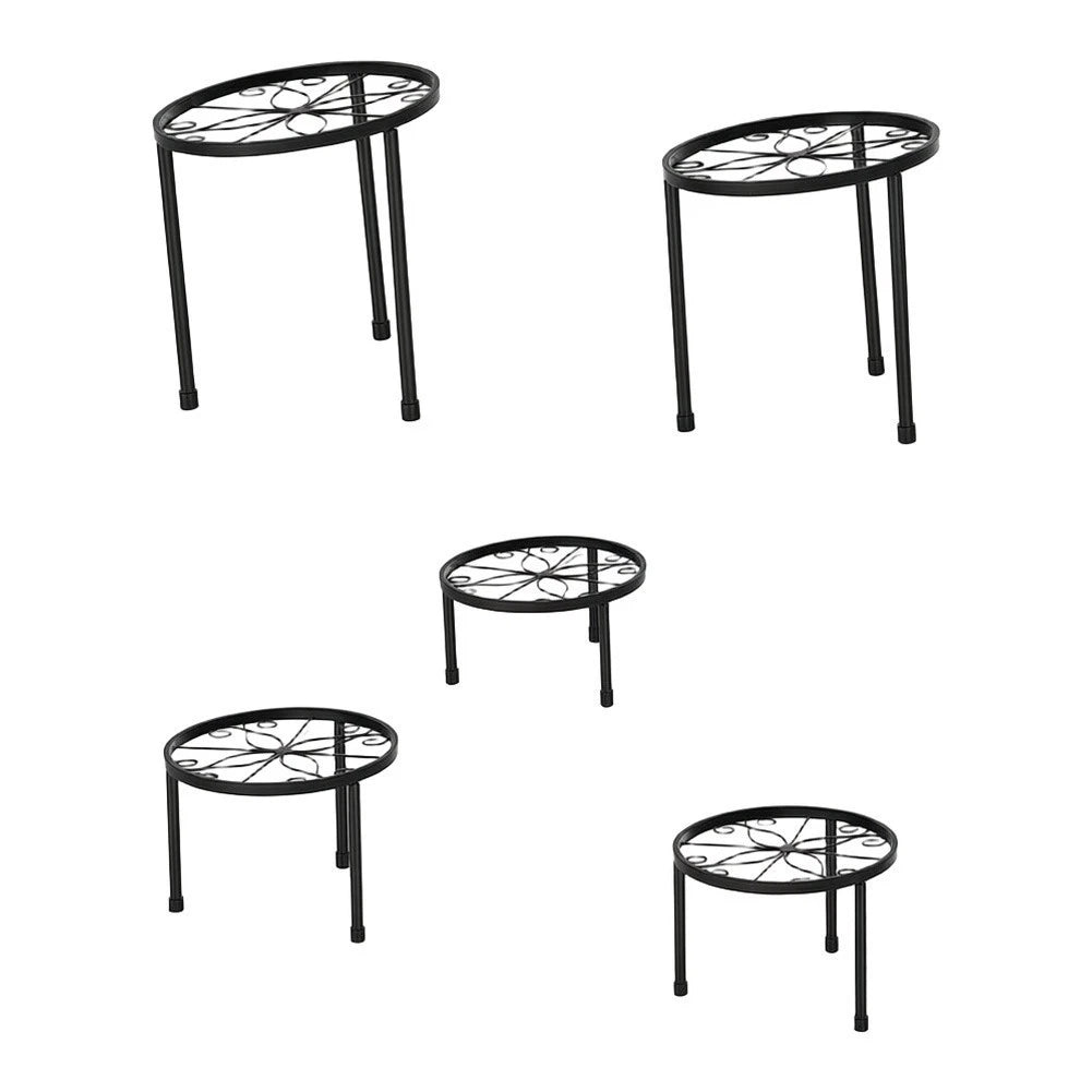 Metal Plant Stands for Indoor Use - Slip Resistant Decor