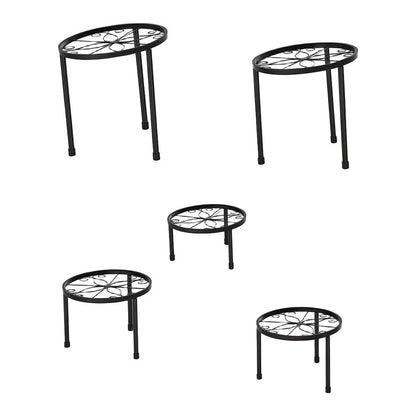Metal Plant Stands for Indoor Use - Slip Resistant Decor