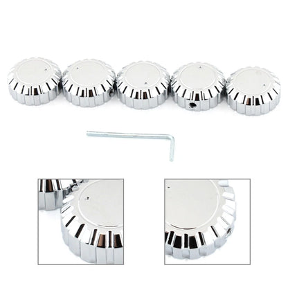 5Pcs Chrome Radio Knobs for Honda GL1500 Goldwing (1988–2000)