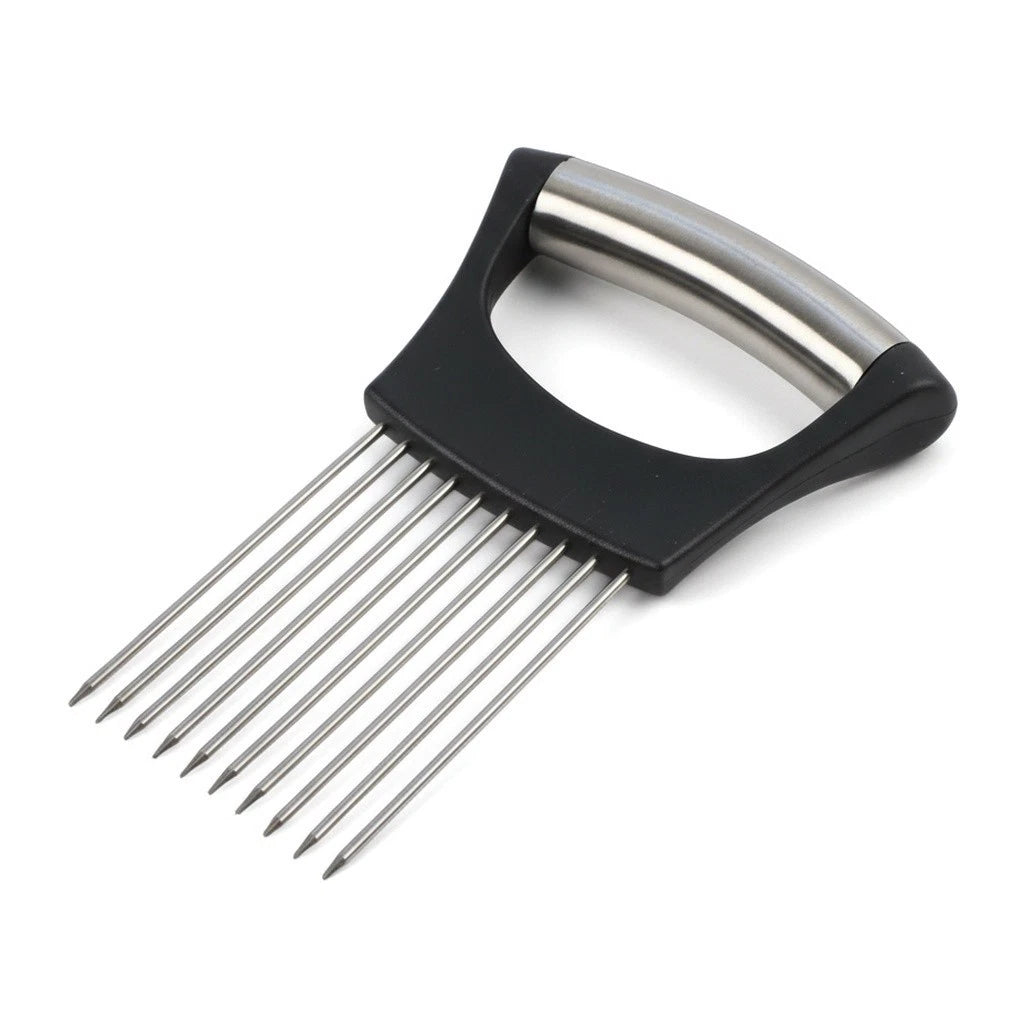 Onion Slicer Tool for Kitchen Use (Stainless Steel)