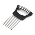 Onion Slicer Tool for Kitchen Use (Stainless Steel)