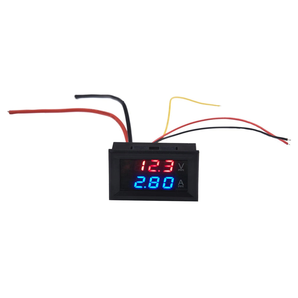 DC Voltmeter Amps Meter for Easy Visibility (0-28)
