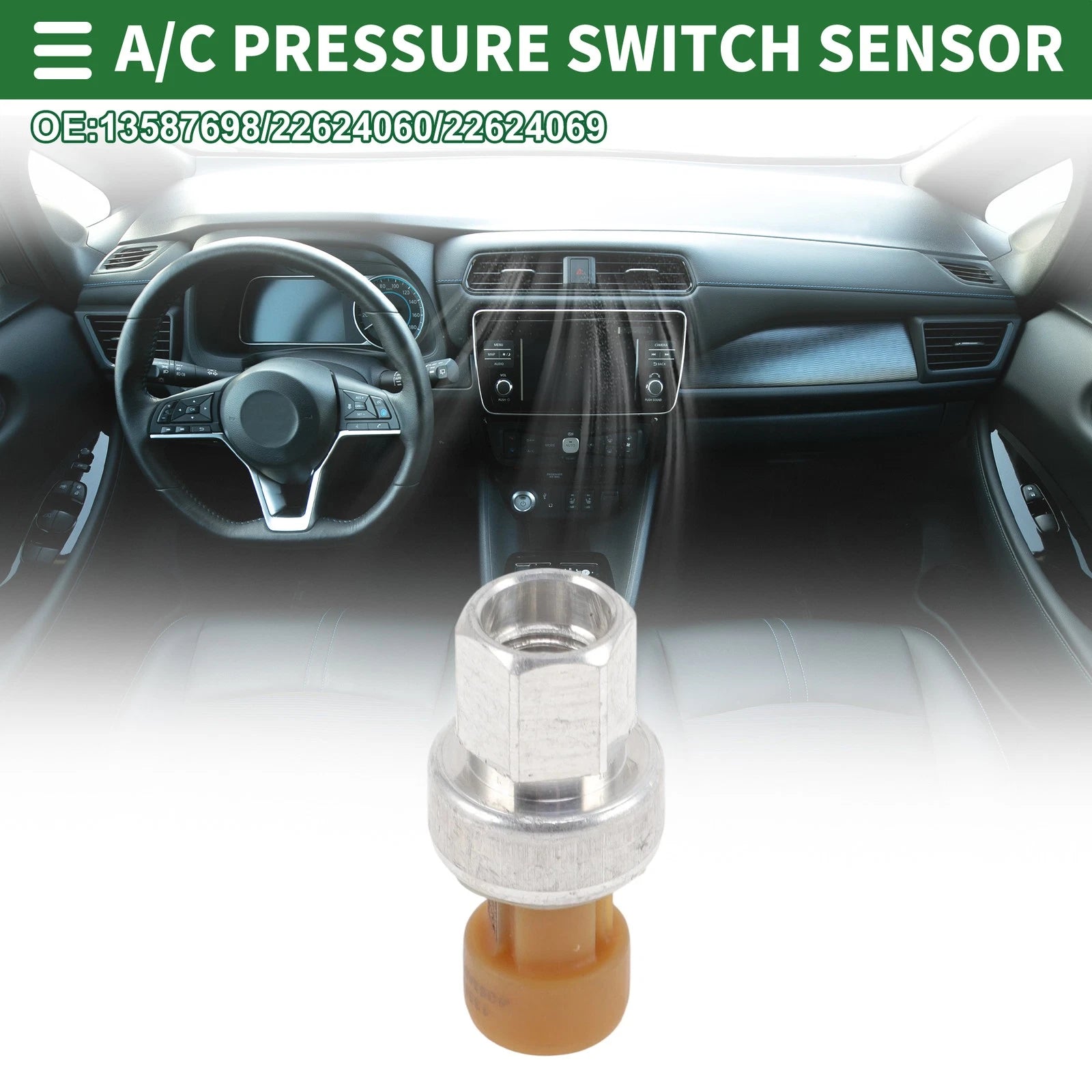 A/C Pressure Switch Sensor Replacement for GMC Sierra 1500 (2011–2013)