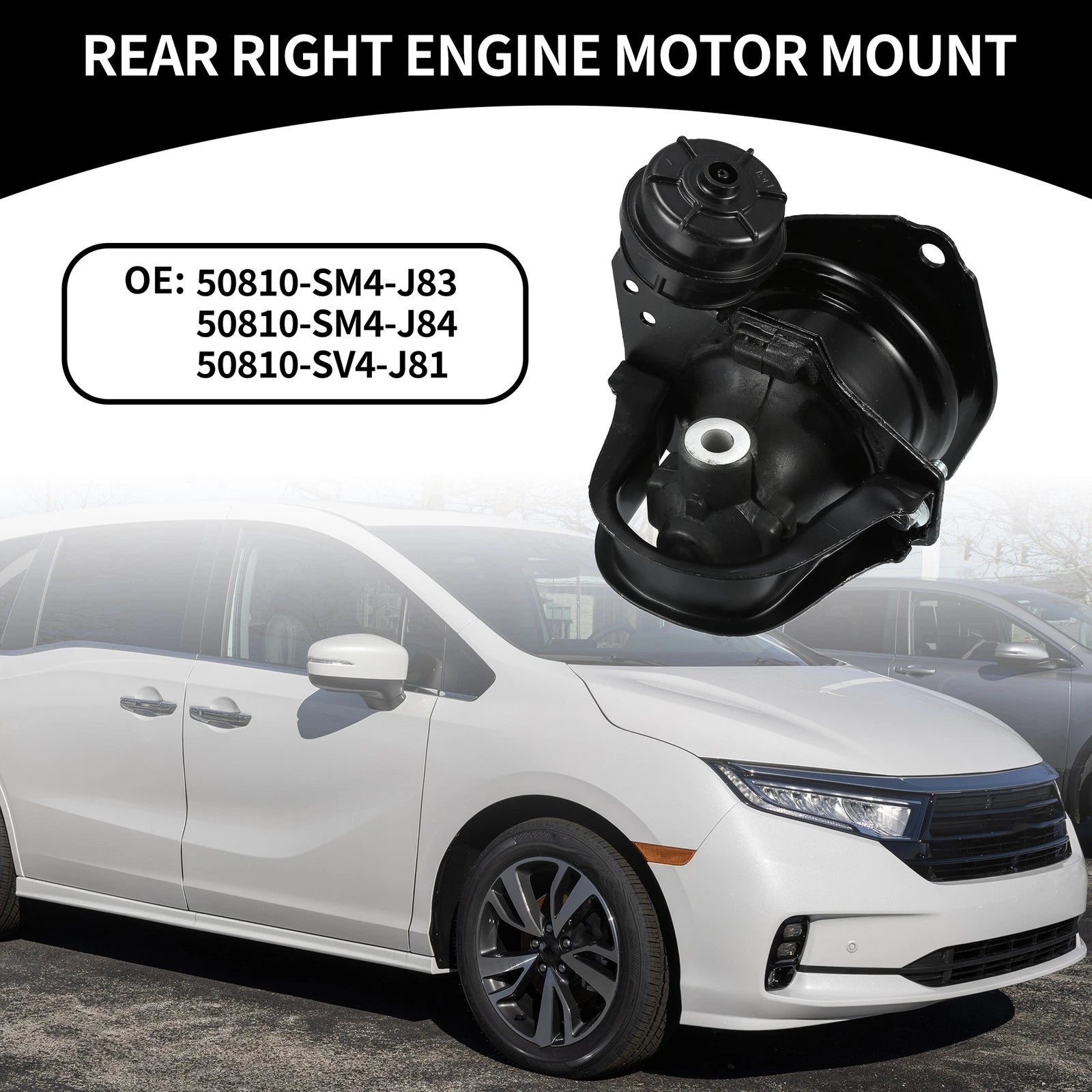 Engine Motor Mount Rear Replacement for Honda Odyssey (1997–1998)