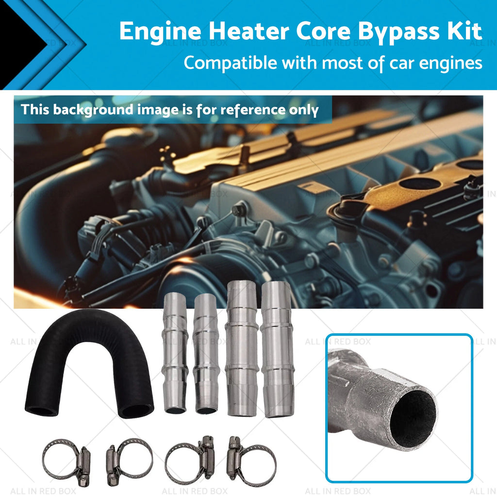 Engine Heater Core Bypass Kit for Car (5/8in 3/4in Hose Fitting)